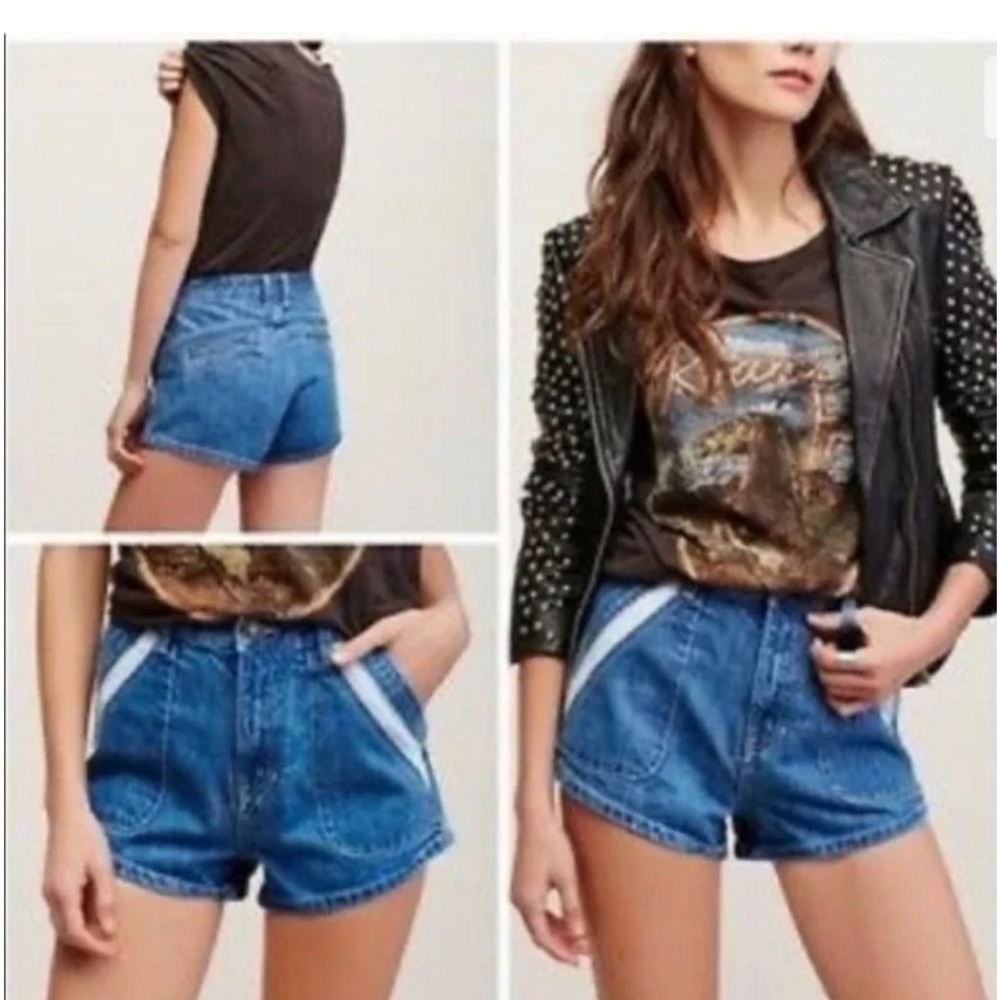 Free People‎ Sweet Surrender Denim Shorts Size 30